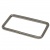 Рамка металлическая прямоугольная, 40 х 15 мм- тём.никель - купить в Перми. Цена: 4.60 руб.