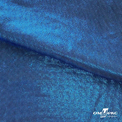 Трикотажное полотно голограмма, шир.140 см, #602 -голубой/голубой - купить в Перми. Цена 385.88 руб.