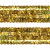 Тесьма с пайетками D16, шир. 20 мм/уп. 25+/-1 м, цвет золото - купить в Перми. Цена: 778.19 руб.