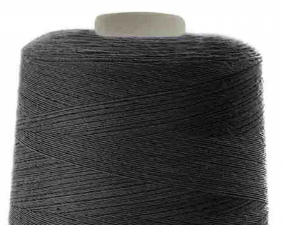 Швейные нитки (армированные) 28S/2, нам. 2 500 м, цвет чёрный - купить в Перми. Цена: 139.91 руб.