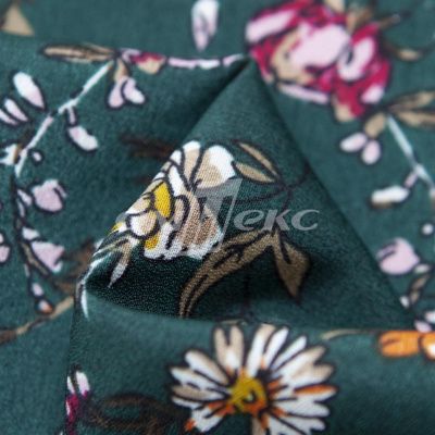 Плательная ткань "Фламенко" 6.1, 80 гр/м2, шир.150 см, принт растительный - купить в Перми. Цена 241.49 руб.