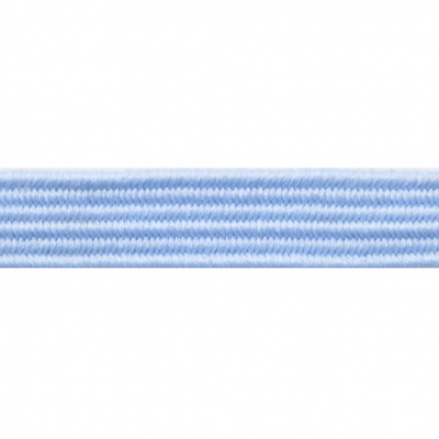 Резиновые нити с текстильным покрытием, шир. 6 мм ( упак.30 м/уп), цв.- 108-голубой - купить в Перми. Цена: 155.22 руб.